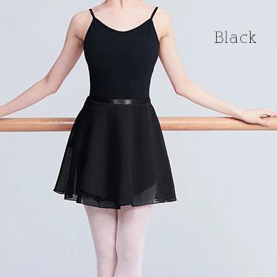 Saias de dança chiffon, collant com renda, para meninas, prática de balé - BrazilStory