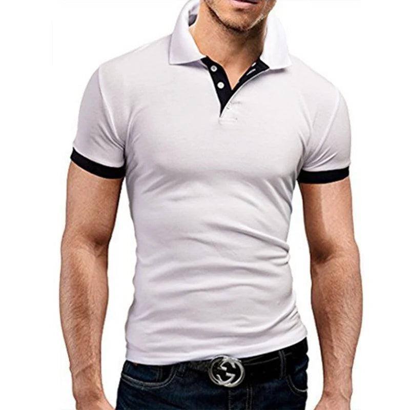 Camisa polo masculina, manga curta - BrazilStory