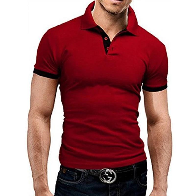 Camisa polo masculina, manga curta - BrazilStory