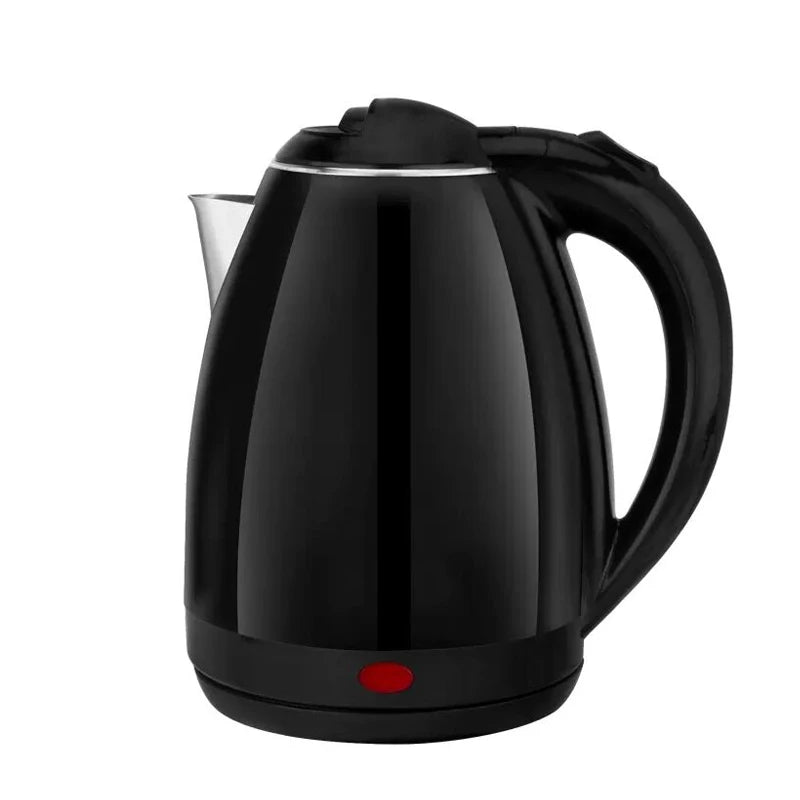 Chaleira elétrica EDTID 2L, de aço inoxidável para uso doméstico Aquecimento rápido Água quente Ferver chaleiras Desligamento automático