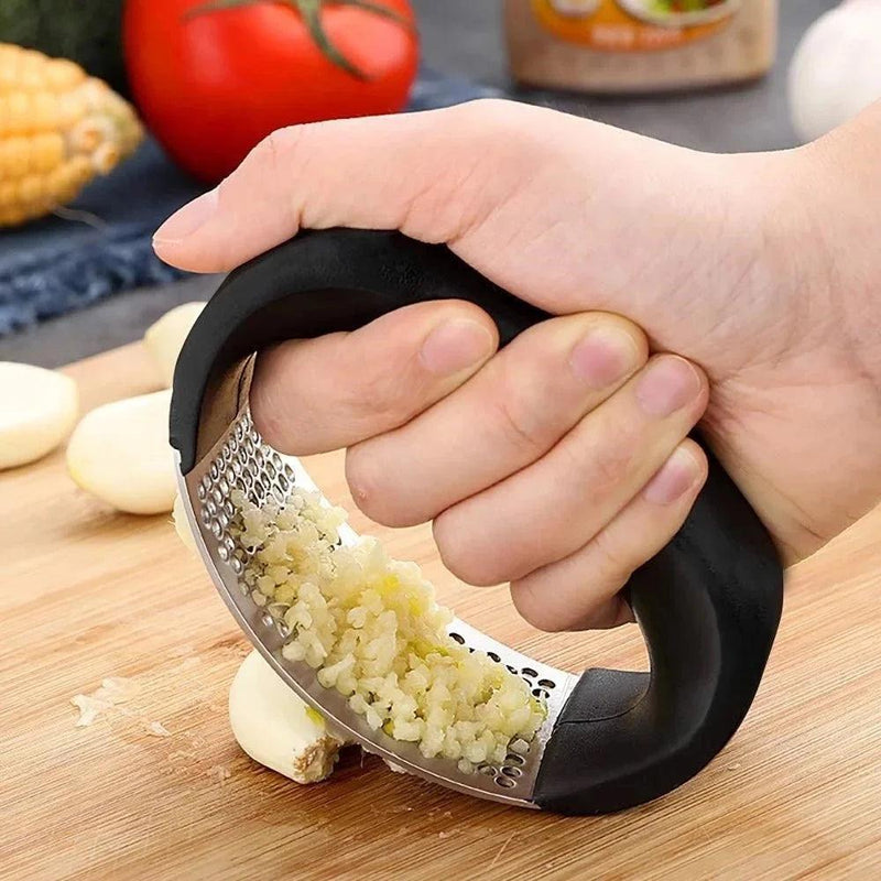 Amassador De Alho Manual Cozinha Inox - BrazilStory