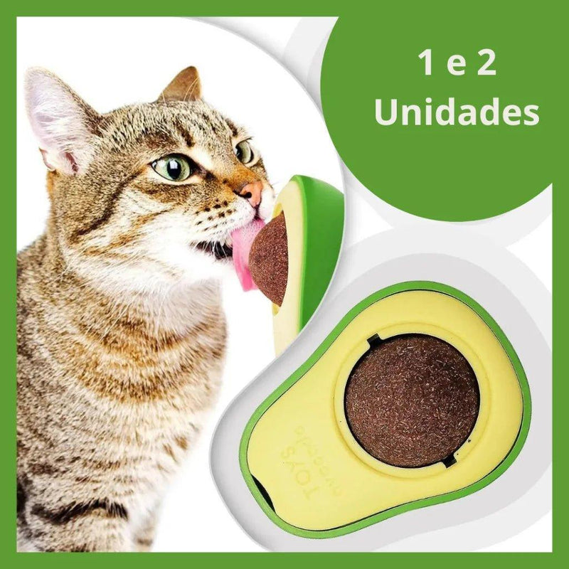 Abacate de Brinquedo Para Gatos Com Catnip Erva® - BrazilStory