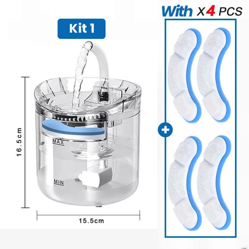 Fonte de água 2L, automático com sensor inteligente - BrazilStory