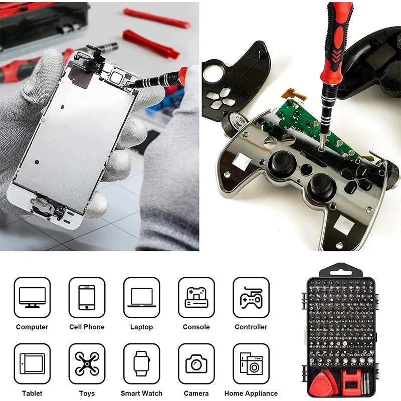 Conjunto de ferramentas de reparo profissional Xlw-115 multiuso - BrazilStory