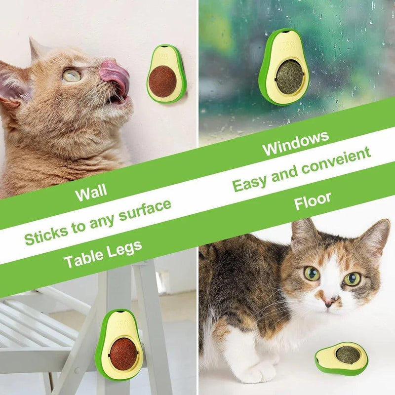 Abacate de Brinquedo Para Gatos Com Catnip Erva® - BrazilStory