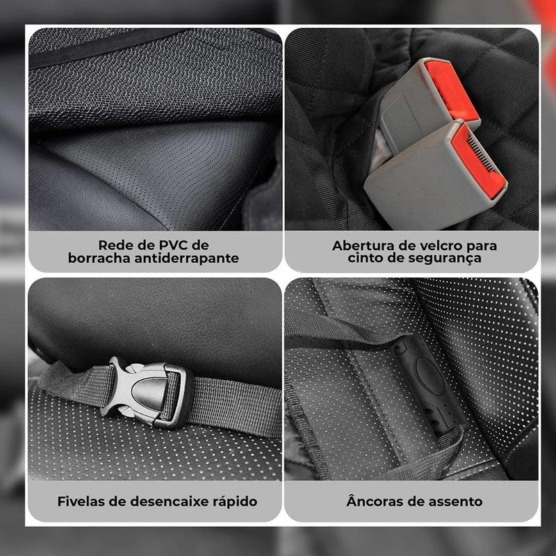 Capa de banco para transportar cães durante viagens - BrazilStory