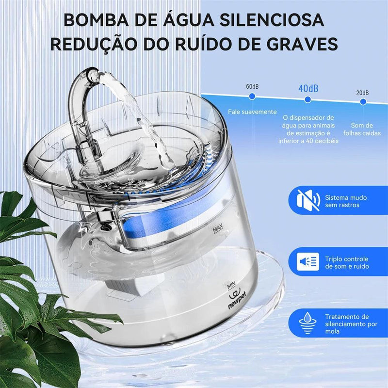 Fonte de água 2L, automático com sensor inteligente - BrazilStory