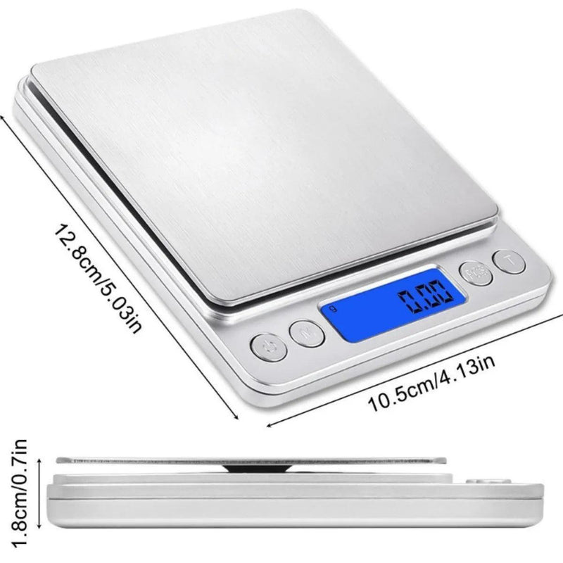 Balança digital, pesa 3000g/ 0.1g - BrazilStory