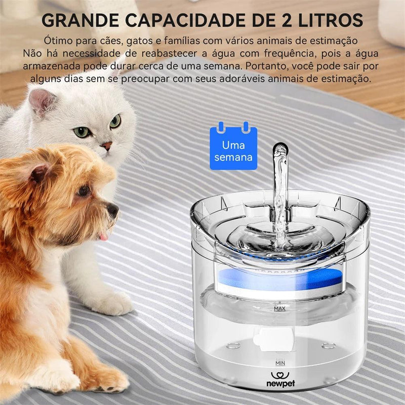 Fonte de água 2L, automático com sensor inteligente - BrazilStory