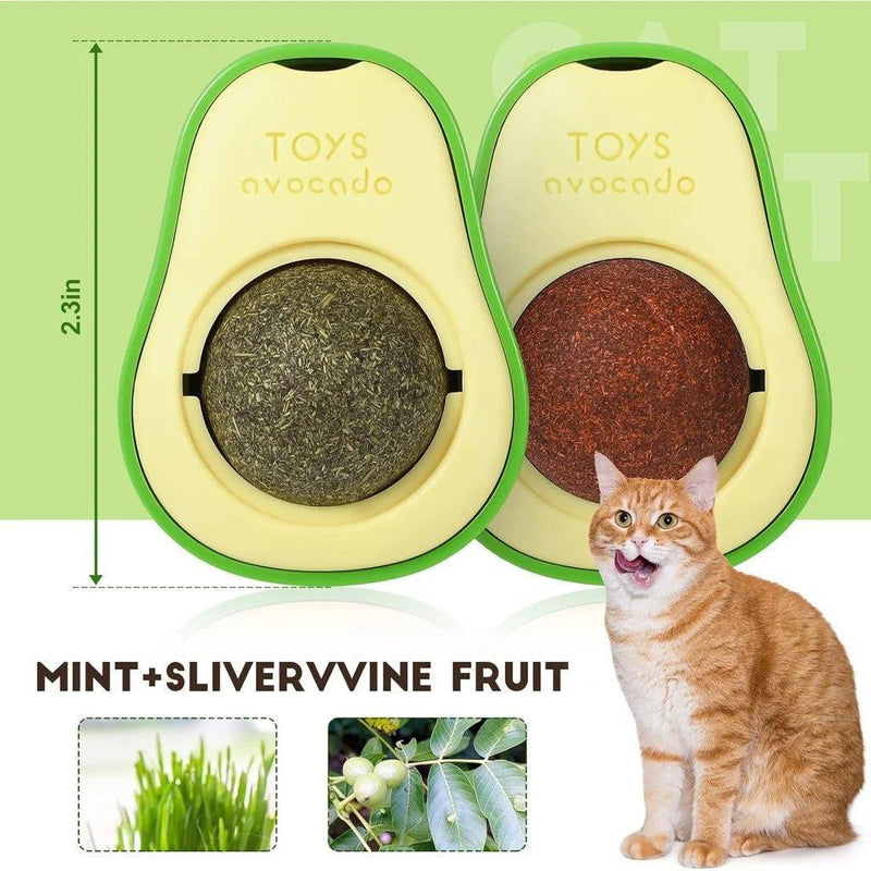 Abacate de Brinquedo Para Gatos Com Catnip Erva® - BrazilStory