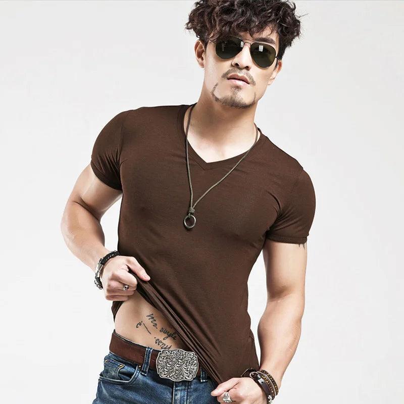 Camisa Gola V Neck - BrazilStory