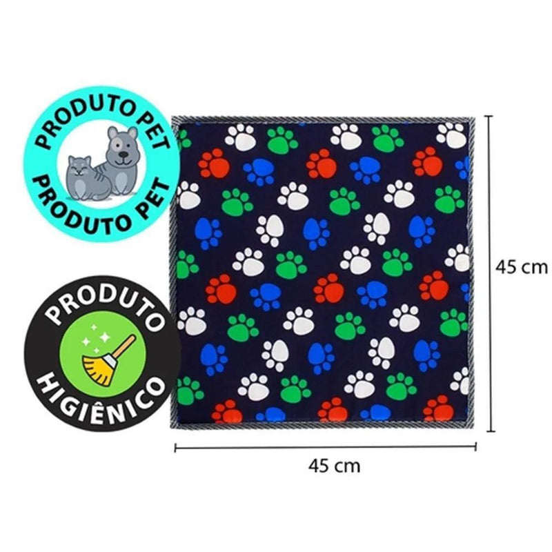 Colchão Almofada Pet Para Cão e Gato em Courvin 45x45cm Bf Colchoes - BrazilStory