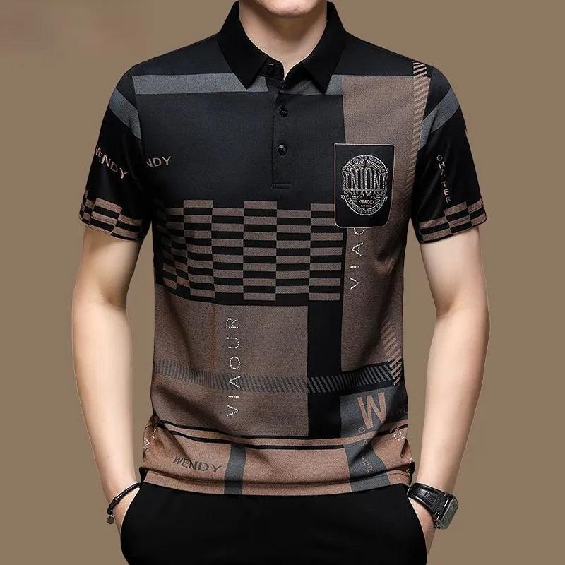 Camiseta Blequi de manga curta gola Polo - BrazilStory