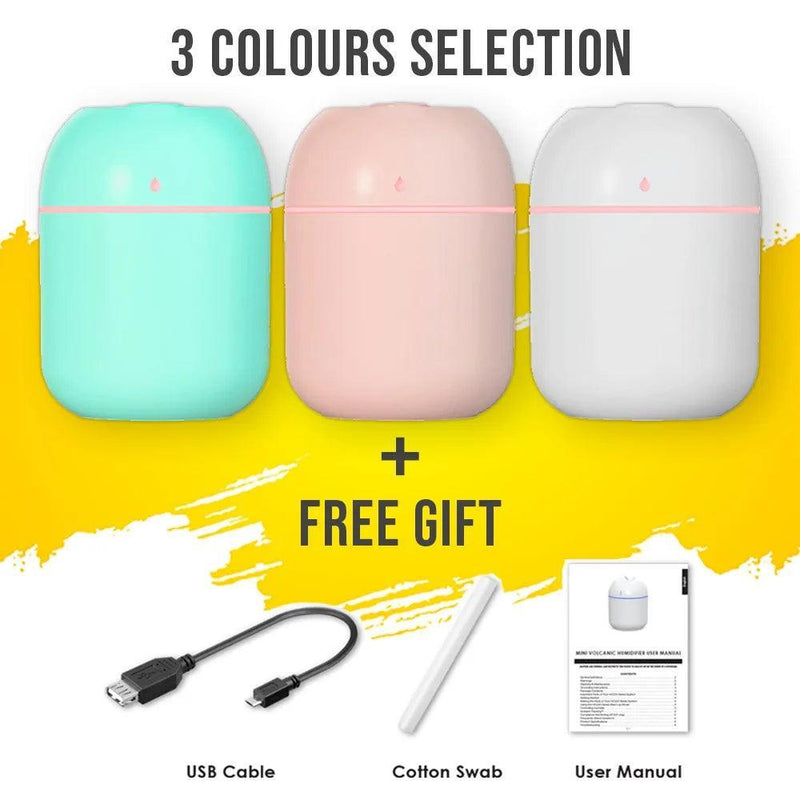 Umidificador De Ar Grande Capacidade Para Casa Usb Led - BrazilStory