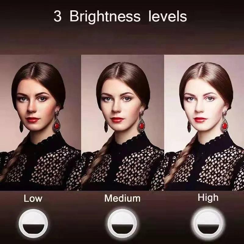 Mini Ring Light Light com SELFIE Smartphone - BrazilStory