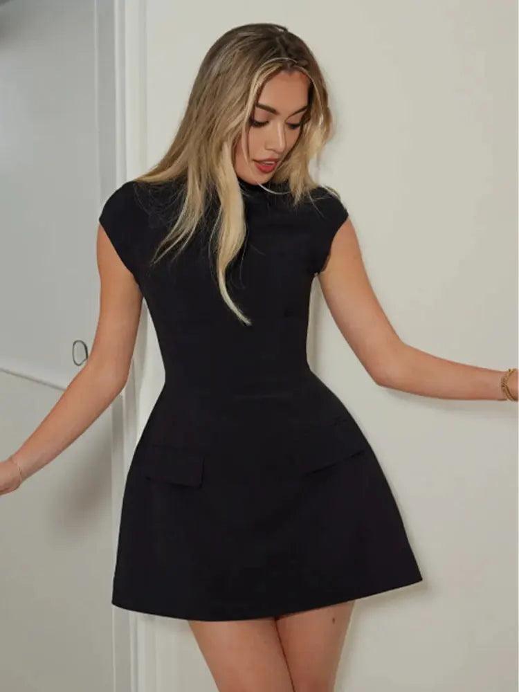 Vestido fino sem mangas, moda urbana - BrazilStory