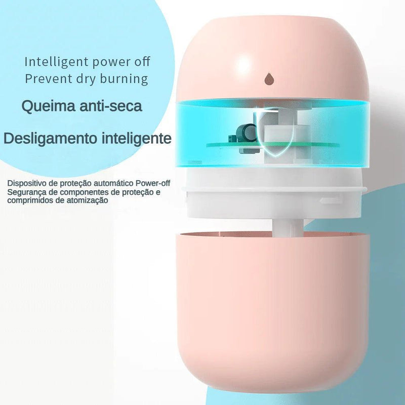 Umidificador De Ar Grande Capacidade Para Casa Usb Led - BrazilStory