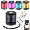 Mini caixa de som Portátil Bluetooth Usb Mp3 P2 Sd Radio Fm - BrazilStory
