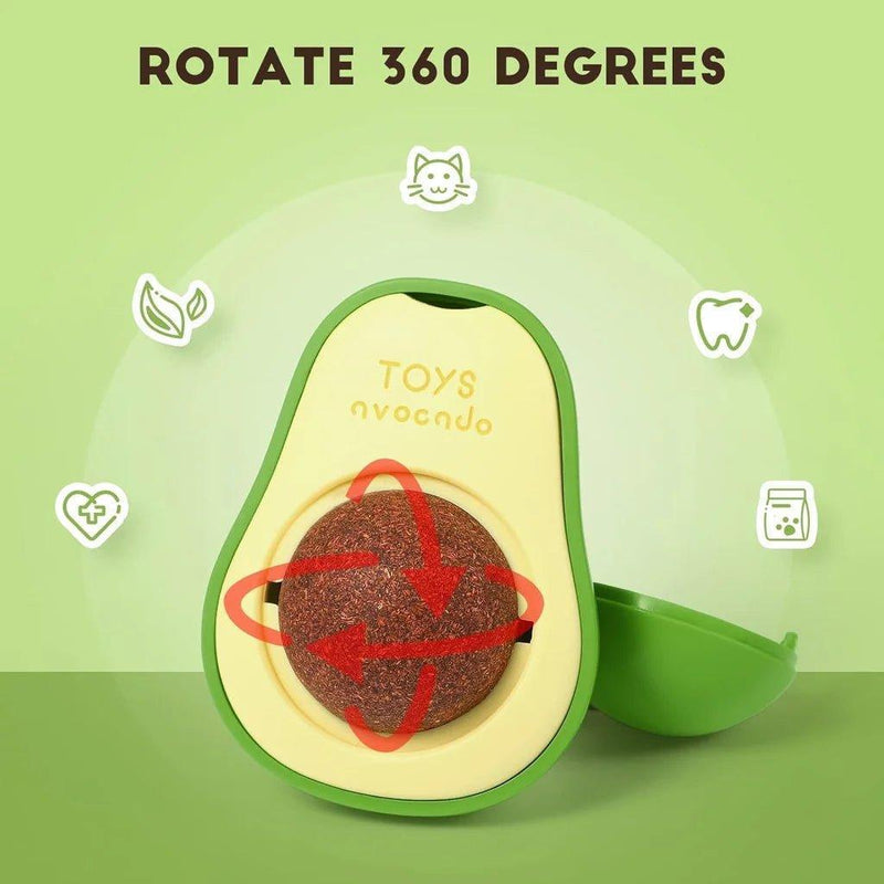 Abacate de Brinquedo Para Gatos Com Catnip Erva® - BrazilStory