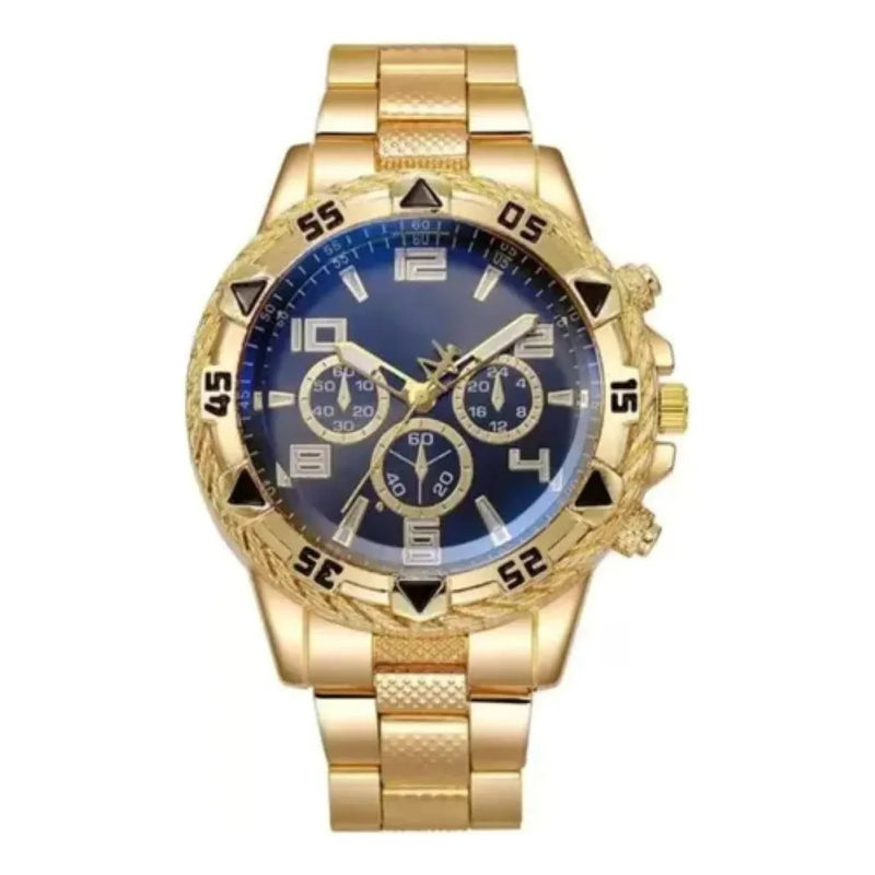 Relógio Masculino Metal Pallyjane Prata, a Prova D'Água com Led Master