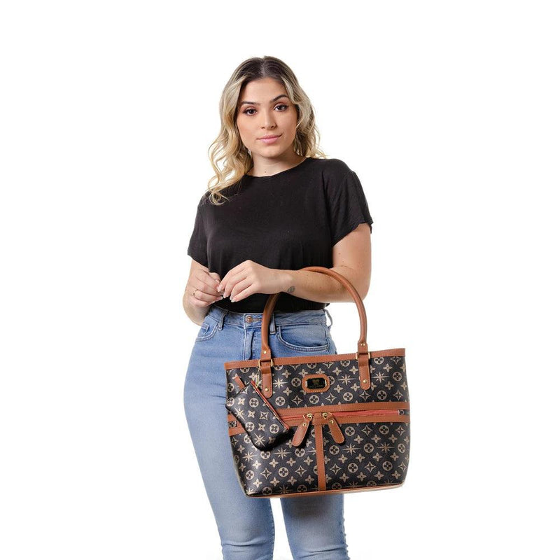 Bolsa Feminina Grande de Ombro com Divisórias - BrazilStory
