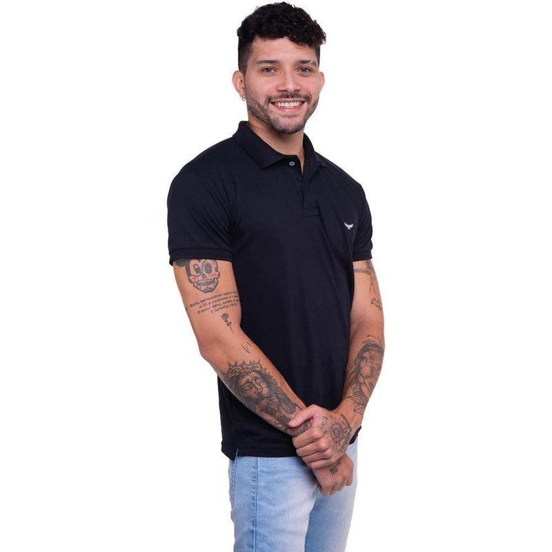 Camisa Gola Polo Masculina Original Polo coruja prateada - BrazilStory