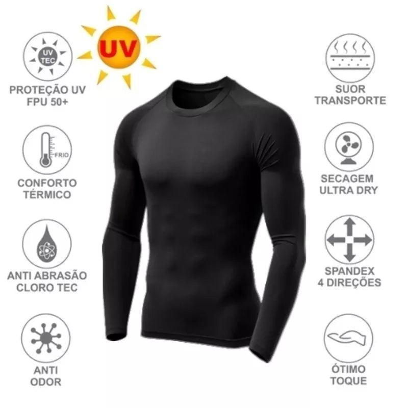 Camiseta Proteção Solar Térmica/UV 50 Unissex - BrazilStory