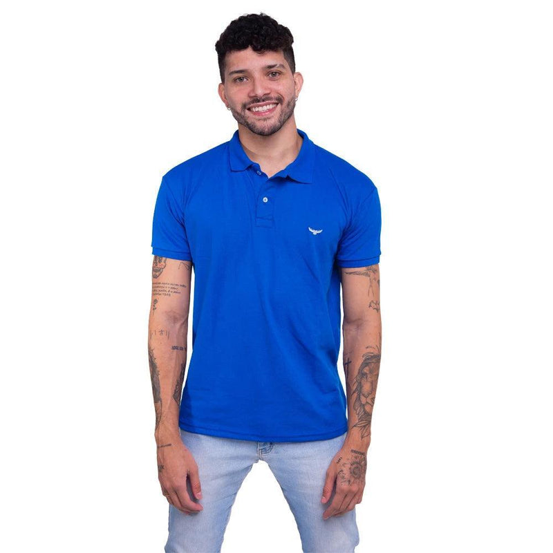 Camisa Gola Polo Masculina Original Polo coruja prateada - BrazilStory