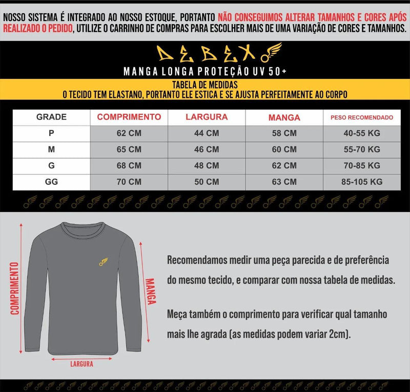 Camiseta Proteção Solar Térmica/UV 50 Unissex - BrazilStory
