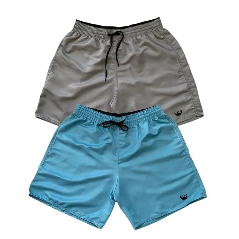 Kit 2 Short Moda Praia Bermuda Tactel - BrazilStory