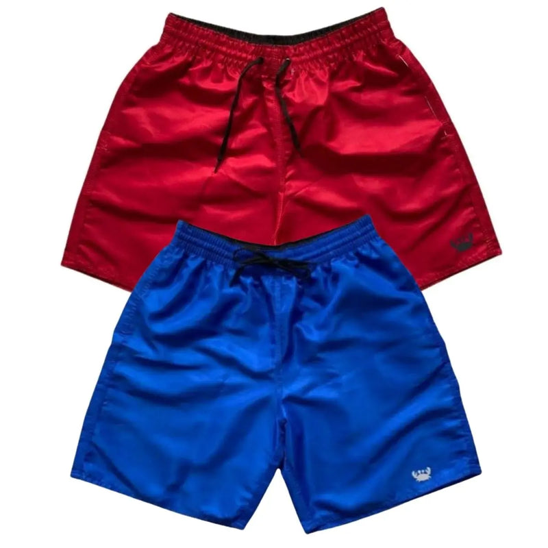 Kit 2 Short Moda Praia Bermuda Tactel - BrazilStory