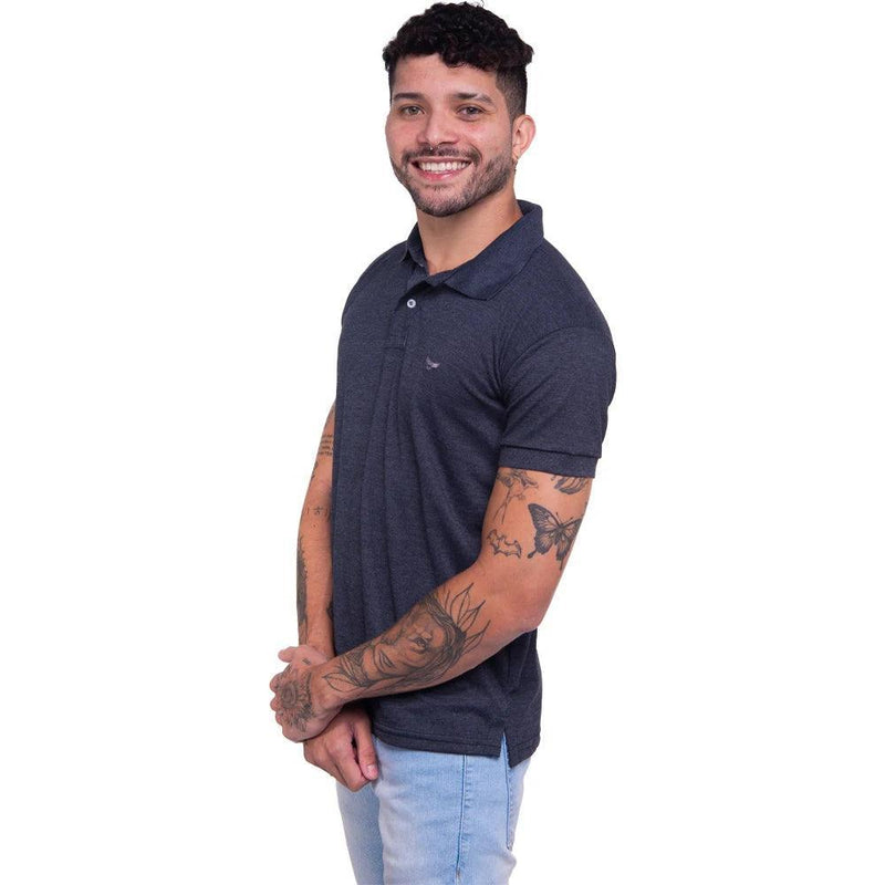 Camisa Gola Polo Masculina Original Polo coruja prateada - BrazilStory