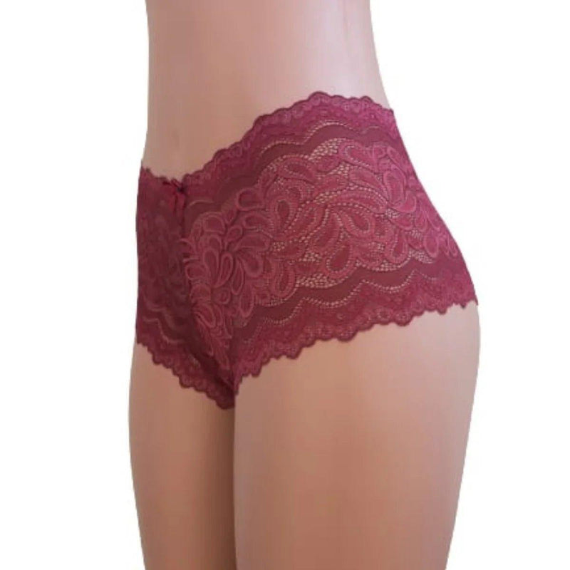 4 pçs/kit calcinha de renda boryshort mulheres - BrazilStory