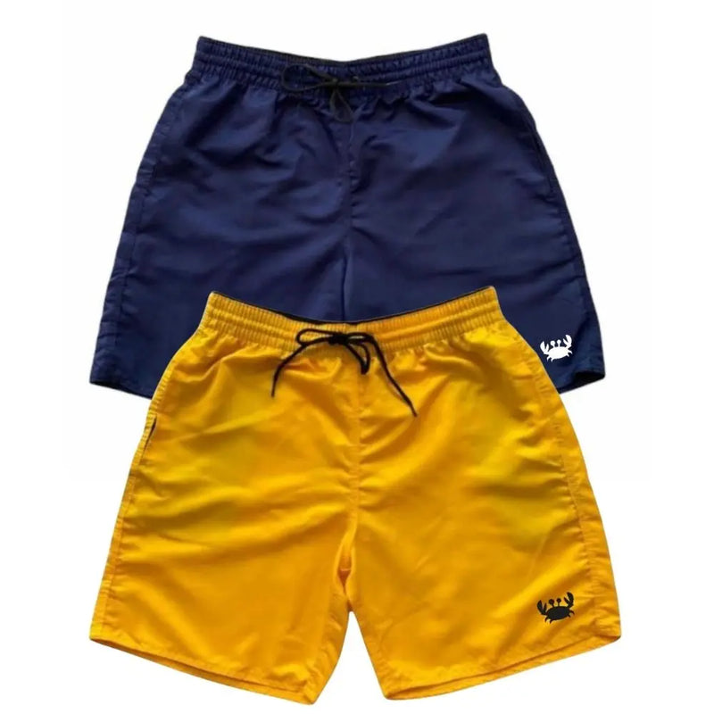 Kit 2 Short Moda Praia Bermuda Tactel - BrazilStory