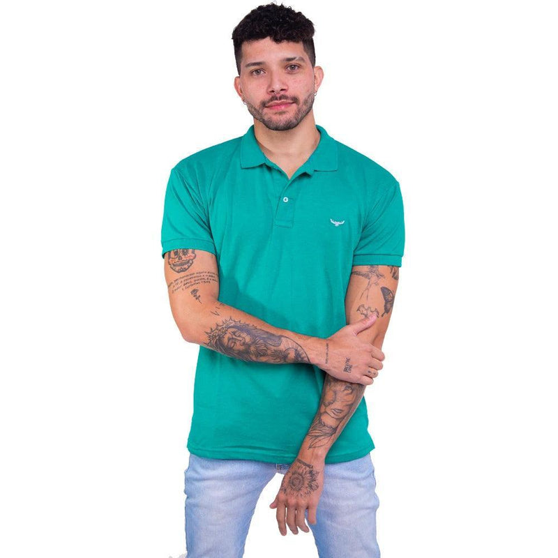 Camisa Gola Polo Masculina Original Polo coruja prateada - BrazilStory