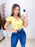 Blusa/punho/decote/Botões - BrazilStory