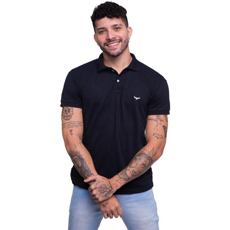 Camisa Gola Polo Masculina Original Polo coruja prateada - BrazilStory
