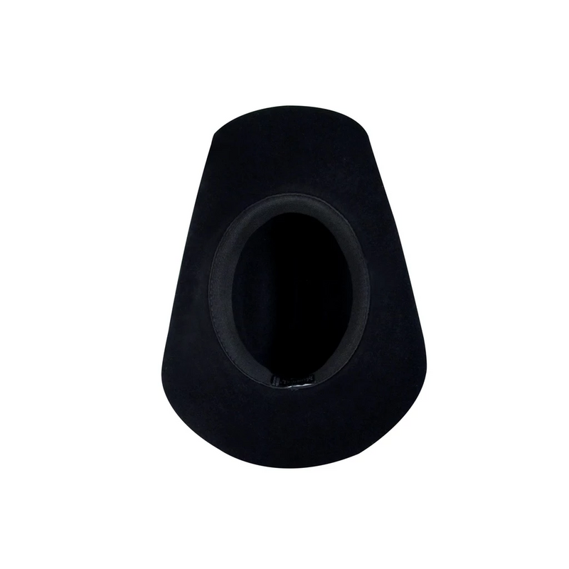 Chapéu Country Feminino Preto banda brilho